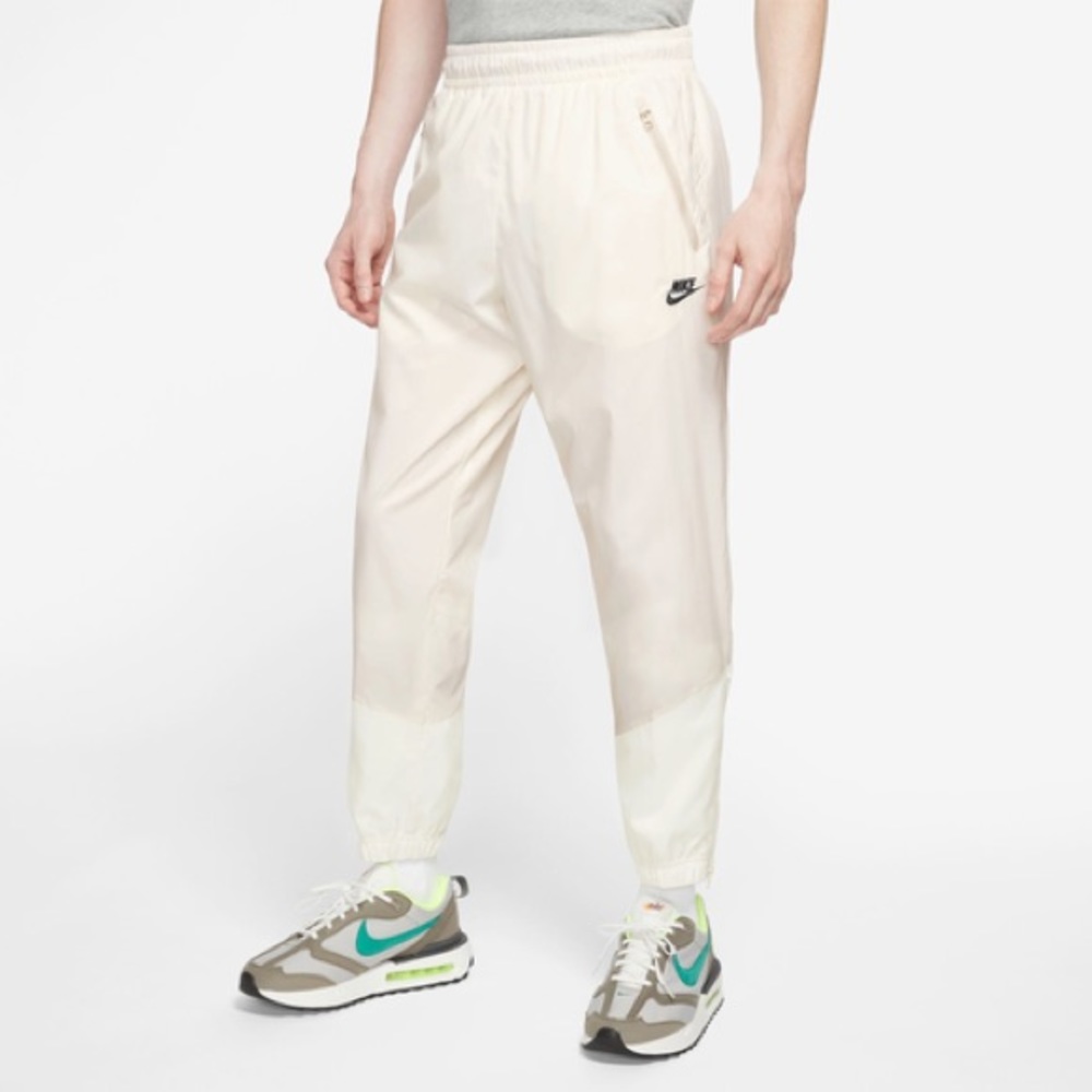 Men’s Nike Windrunner Woven Linen Tapered Pants Orewood Snail